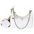 Borsa Prada Re-Edition 2005 in Re-Nylon bianco - vista 8