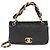 Gabrielle Borsa Chanel Small Chain Is More Flap Bag in pelle d'agnello matelassé nera Nero - vista 8