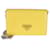 Prada Borsa a tracolla Spazzolato gialla con catena e triangolo Giallo  - vista 8