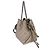 Borsa Tote Louis Vuitton Galet Monogram Mahina Bella Marrone - vista 3