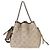 Borsa Tote Louis Vuitton Galet Monogram Mahina Bella Marrone - vista 8