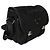 Bolsa Messenger Prada em Tessuto Saffiano preta com fivela dupla Preto - vista 4