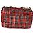 Chanel 19 Flap Bag Medium aus gestepptem Tweed in Rot-Schwarz-Multicolor - Ansicht 3