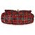 Chanel 19 Flap Bag Medium aus gestepptem Tweed in Rot-Schwarz-Multicolor - Ansicht 4