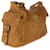 Prada Borsa a tracolla Large Explore in camoscio marrone Beige - vista 2