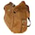 Prada Borsa a tracolla Large Explore in camoscio marrone Beige - vista 4