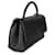 Gabrielle Chanel Small Coco Top Handle Tasche aus schwarzem Caviar-Leder mit Chevron So Black Muster  - Ansicht 2
