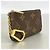 Louis Vuitton Monogram Pochette Clé Coin Case Castaño - vista 2