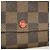 Louis Vuitton Damier Portefeuille Emilie Long Wallet Rosso Damier ebene - vista 5