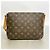 Borsa a tracolla Louis Vuitton Monogram Musette Salsa Marrone - vista 10