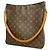 Borsa a tracolla Louis Vuitton Monogram Looping GM Marrone