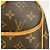 Borsa Louis Vuitton Monogram Deauville Marrone - vista 8