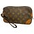 Borsa a pochette Louis Vuitton Monogram Marly Dragonne PM Marrone