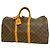 Borsa Louis Vuitton Boston Monogram Keepall 50 Marrone
