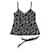 Chanel by Karl Lagerfeld AW05 Double-Layered Lace Logo Camisole Tank Top Black  - view 1