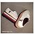 Scarpe Derby platform in pelle bianca Lancel Marrone Bianco Bordò - vista 5