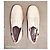 Scarpe Derby platform in pelle bianca Lancel Marrone Bianco Bordò - vista 6
