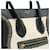 Céline Celine Luggage Micro Shopper Handtasche aus Pythonleder Weiß  - Ansicht 8
