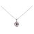 Autre Marque Collana in Pt900 Pt850 con rubino e diamante Rosso