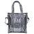 Borsa Balenciaga Bazaar Shopper in pelle Argento - vista 2
