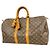 Borsa Louis Vuitton Boston Monogram Keepall 45 Marrone
