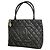 Borsa Tote Chanel in vitello martellato nero