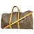 mala Louis Vuitton Boston Monogram Keepall Bandoulière 60 Marrom