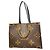 Borsa Tote Louis Vuitton Monogram Giant Reverse OnTheGo MM Marrone