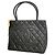 Timeless Borsa Tote Chanel in vitello grana nera Nero