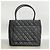 Timeless Borsa Tote Chanel in vitello grana nera Nero - vista 8