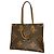 Borsa Tote Louis Vuitton Monogram Giant Reverse OnTheGo MM Marrone