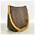 Borsa a tracolla Louis Vuitton Monogram Looping MM Marrone - vista 2