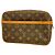 Borsa a pochette Louis Vuitton Monogram Compiegne 23 Marrone