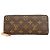 Louis Vuitton Monogram Portefeuille Clemence Long Wallet Rosa