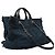 Borsa Tote Chanel Deauville con Catena Blu navy - vista 2
