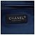 Borsa Tote Chanel Deauville con Catena Blu navy - vista 5
