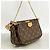 Louis Vuitton Monogram Multipochette Accessoires Schultertasche Braun - Ansicht 2