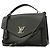 Borsa a mano Louis Vuitton My Lockme Satchel Nero