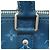 Borsa Louis Vuitton Keepall Bandoulière 25 Monogram Pigment Blu - vista 7