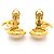 Orecchini a clip placcati oro Chanel D'oro - vista 7