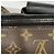 Sac banane Louis Vuitton Monogram Macassar Christopher Marron Noir - vue 8
