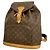 Zaino Louis Vuitton Monogram Montsouris GM Marrone