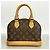 Borsa a mano Louis Vuitton Alma BB Monogram Marrone - vista 10