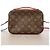 Borsa a tracolla Louis Vuitton Monogram Saint-Onge Marrone Rosso - vista 11