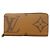 Louis Vuitton Monogram Giant Reverse Zippy Wallet Braun