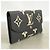 Louis Vuitton Monogram Empreinte Bicolor Portefeuille Emilie Long Wallet Nero Beige - vista 2