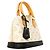 Louis Vuitton Alma BB Monogram Dune Handtasche Schwarz Weiß - Ansicht 2