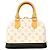 Louis Vuitton Alma BB Monogram Dune Handtasche Schwarz Weiß - Ansicht 8