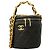 Borsa Vanity Chanel in pelle di agnello nera Nero