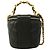 Borsa Vanity Chanel in pelle di agnello nera Nero - vista 12